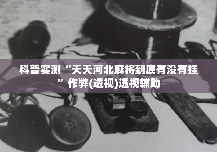 科普实测“天天河北麻将到底有没有挂”作弊(透视)透视辅助