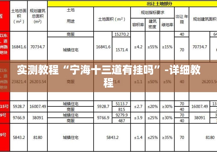 实测教程“宁海十三道有挂吗”-详细教程