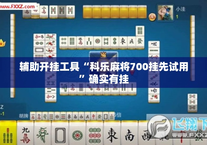 辅助开挂工具“科乐麻将700挂先试用”确实有挂
