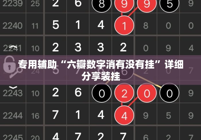 专用辅助“六瓣数字消有没有挂”详细分享装挂