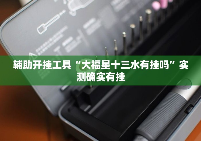 辅助开挂工具“大福星十三水有挂吗”实测确实有挂