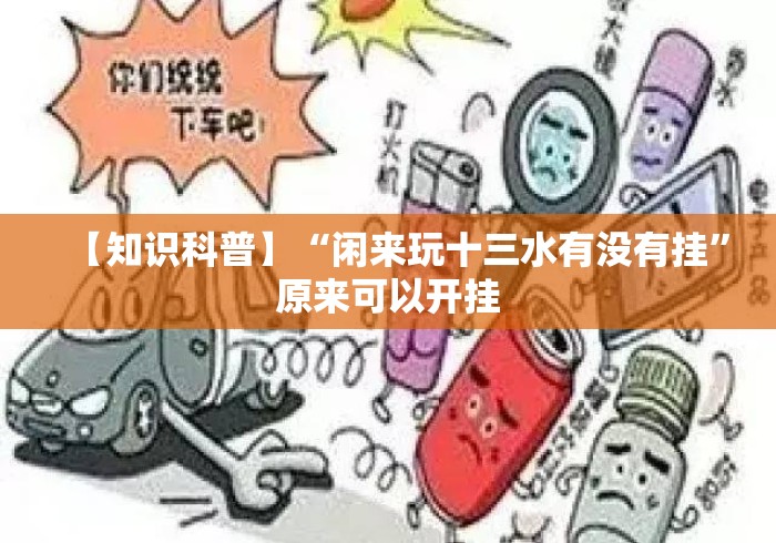 【知识科普】“闲来玩十三水有没有挂”原来可以开挂