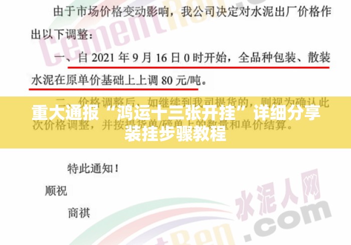 重大通报“鸿运十三张开挂”详细分享装挂步骤教程