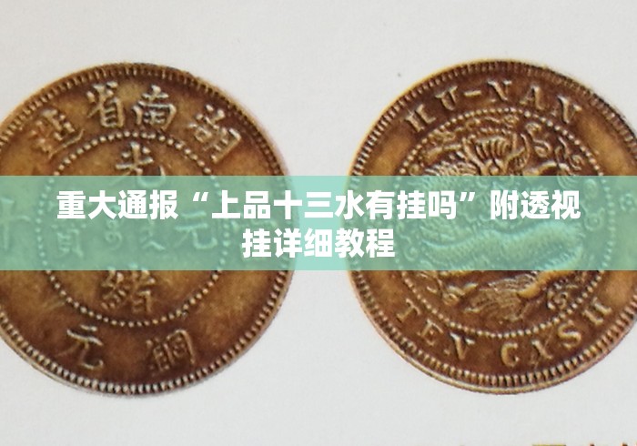 重大通报“上品十三水有挂吗	”附透视挂详细教程