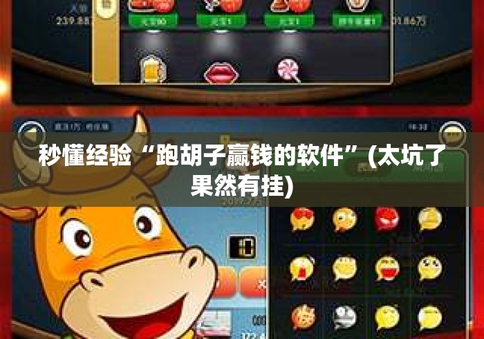 秒懂经验“跑胡子赢钱的软件	”(太坑了果然有挂)