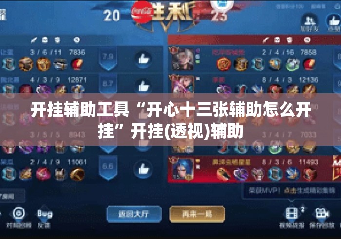 开挂辅助工具“开心十三张辅助怎么开挂”开挂(透视)辅助