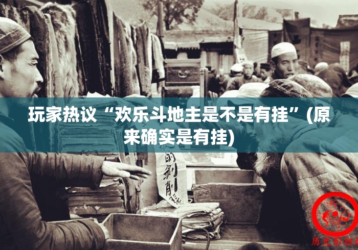 玩家热议“欢乐斗地主是不是有挂”(原来确实是有挂)
