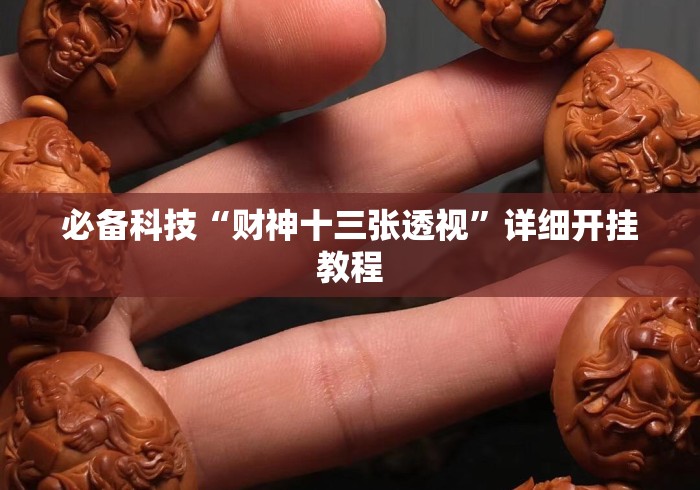 必备科技“财神十三张透视”详细开挂教程