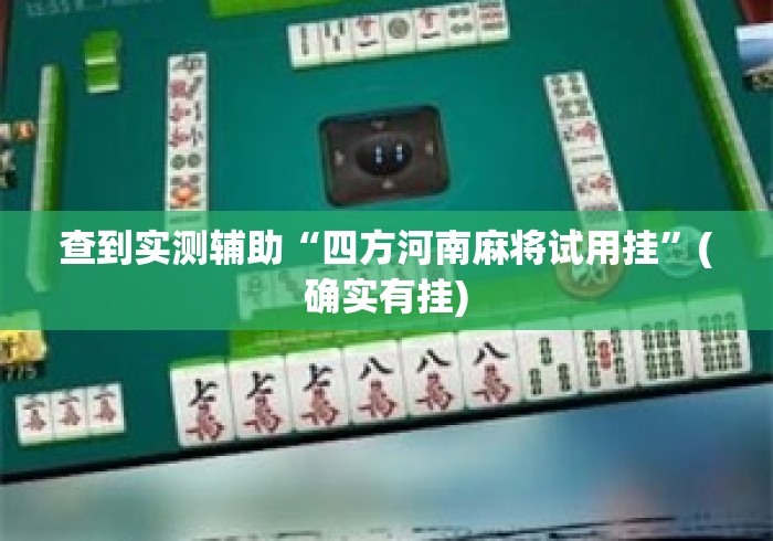查到实测辅助“四方河南麻将试用挂”(确实有挂)