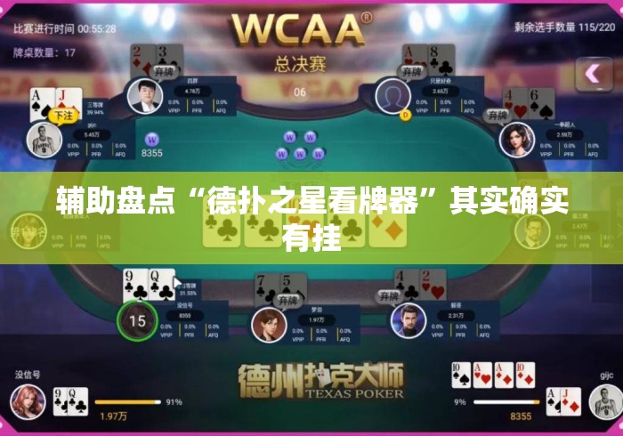 辅助盘点“德扑之星看牌器	”其实确实有挂