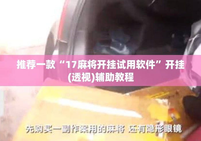 推荐一款“17麻将开挂试用软件”开挂(透视)辅助教程