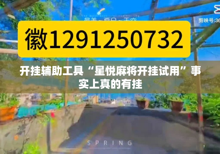 开挂辅助工具“星悦麻将开挂试用”事实上真的有挂
