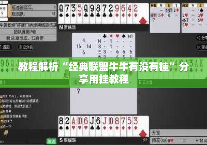 教程解析“经典联盟牛牛有没有挂”分享用挂教程