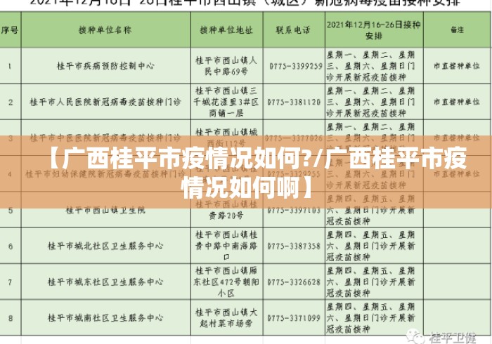 【广西桂平市疫情况如何?/广西桂平市疫情况如何啊】 【广西桂平市疫情况如何?/广西桂平市疫情况如何啊】