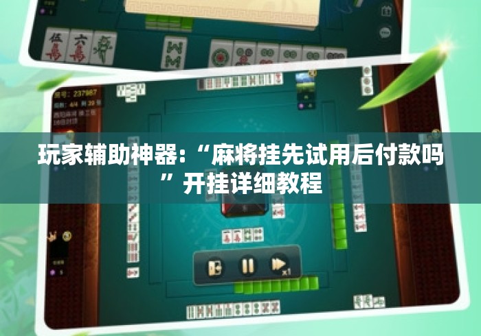 玩家辅助神器:“麻将挂先试用后付款吗	”开挂详细教程