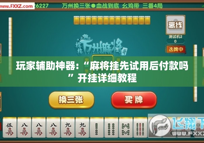 玩家辅助神器:“麻将挂先试用后付款吗”开挂详细教程