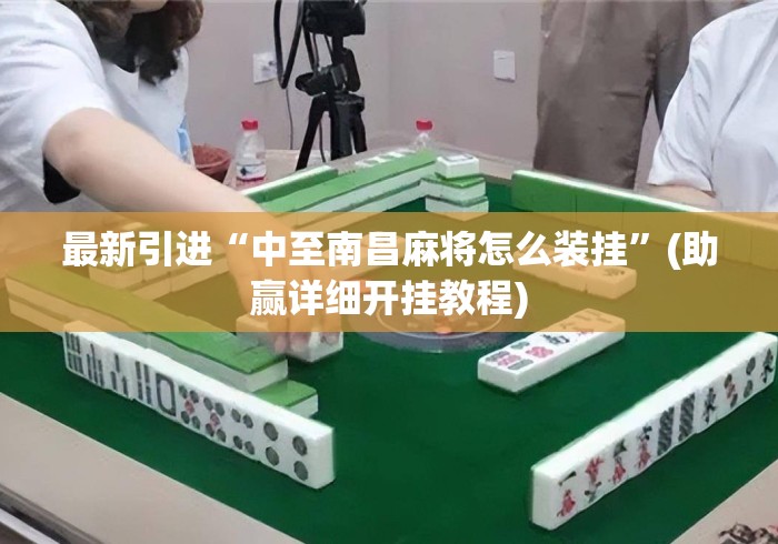 最新引进“中至南昌麻将怎么装挂”(助赢详细开挂教程)