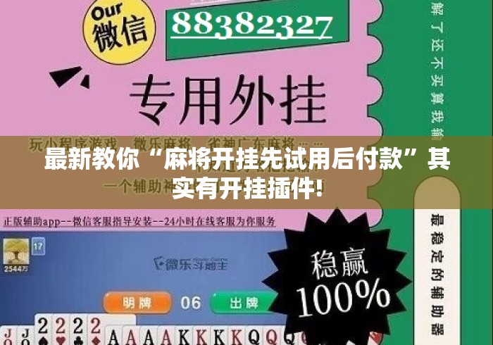 最新教你“麻将开挂先试用后付款	”其实有开挂插件!