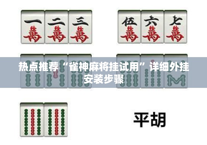热点推荐“雀神麻将挂试用”详细外挂安装步骤