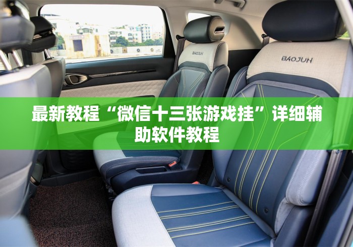 最新教程“微信十三张游戏挂”详细辅助软件教程