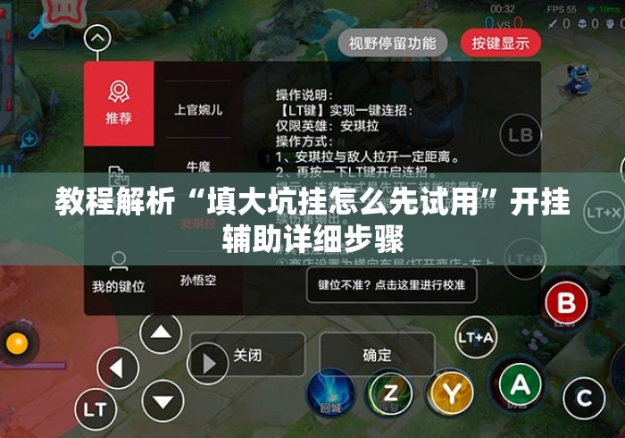 教程解析“填大坑挂怎么先试用”开挂辅助详细步骤