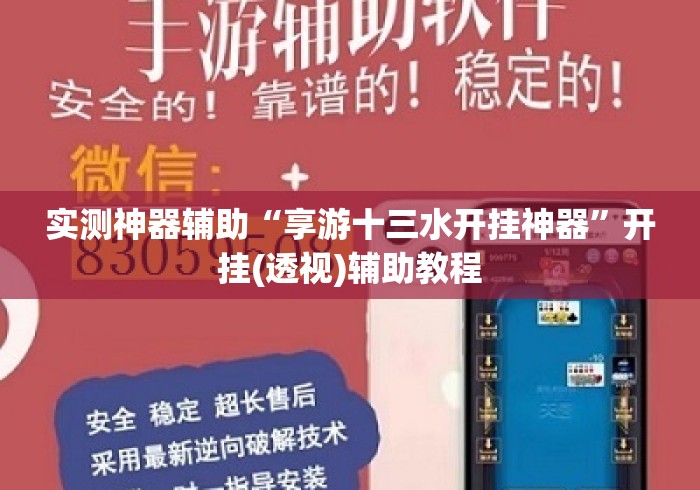 实测神器辅助“享游十三水开挂神器”开挂(透视)辅助教程