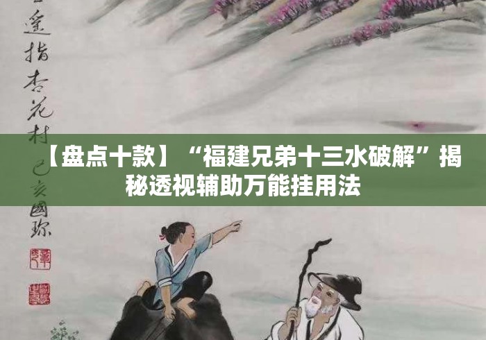 【盘点十款】“福建兄弟十三水破解”揭秘透视辅助万能挂用法