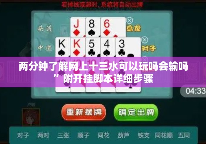 两分钟了解网上十三水可以玩吗会输吗”附开挂脚本详细步骤