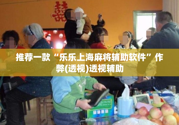 推荐一款“乐乐上海麻将辅助软件”作弊(透视)透视辅助