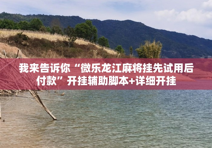 我来告诉你“微乐龙江麻将挂先试用后付款”开挂辅助脚本+详细开挂