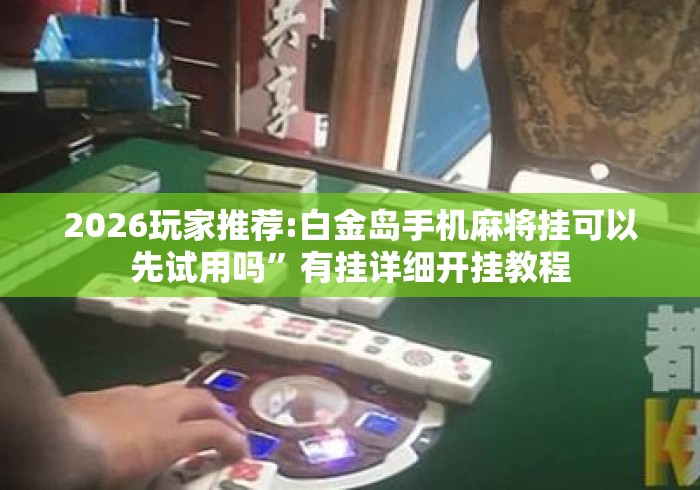 2026玩家推荐:白金岛手机麻将挂可以先试用吗”有挂详细开挂教程