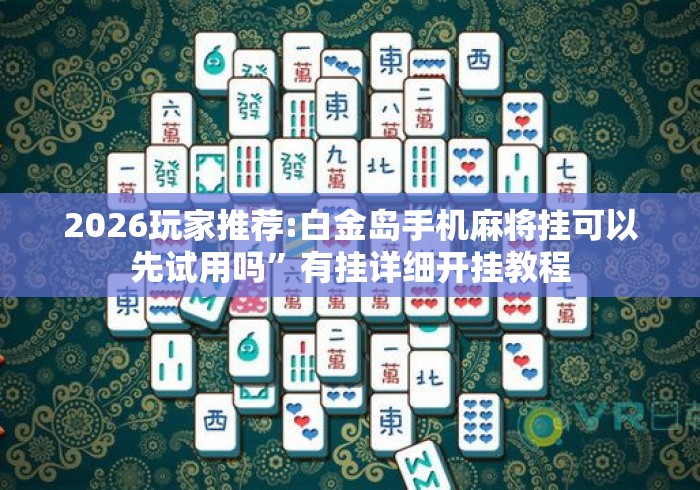 2026玩家推荐:白金岛手机麻将挂可以先试用吗”有挂详细开挂教程