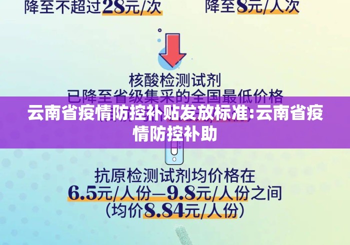 云南省疫情防控补贴发放标准:云南省疫情防控补助