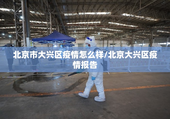 北京市大兴区疫情怎么样/北京大兴区疫情报告