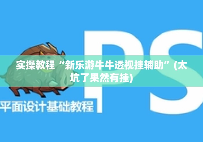实操教程“新乐游牛牛透视挂辅助”(太坑了果然有挂)
