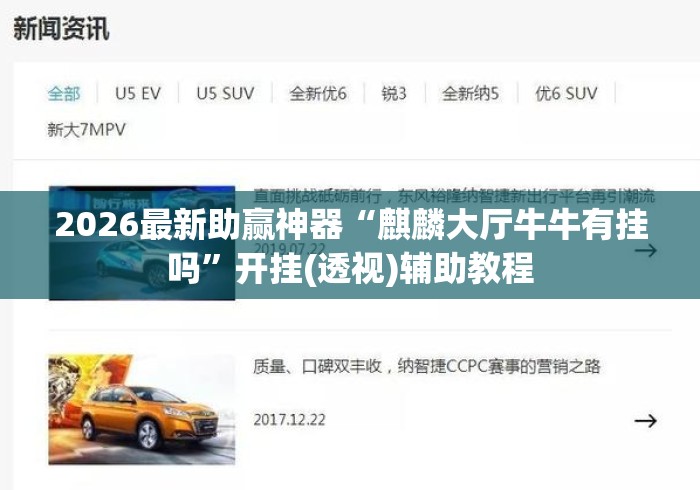 2026最新助赢神器“麒麟大厅牛牛有挂吗	”开挂(透视)辅助教程