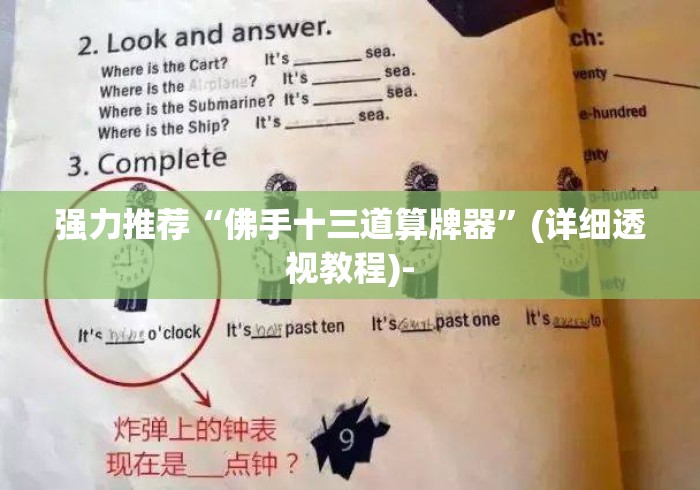 强力推荐“佛手十三道算牌器	”(详细透视教程)-