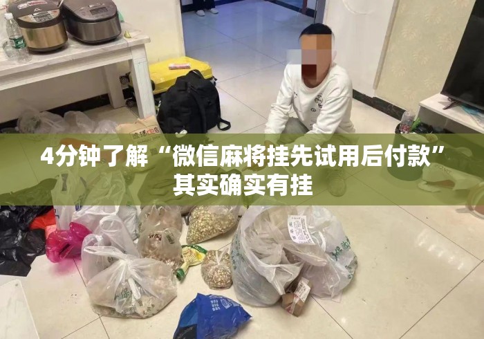 4分钟了解“微信麻将挂先试用后付款”其实确实有挂