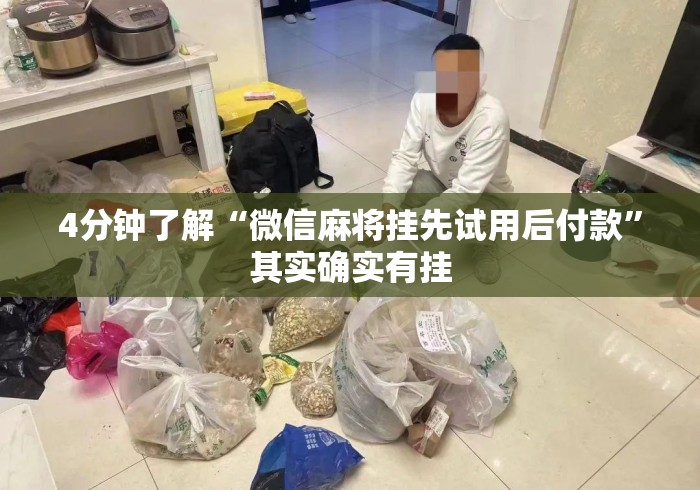4分钟了解“微信麻将挂先试用后付款”其实确实有挂