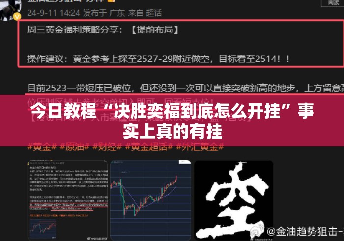 今日教程“决胜奕福到底怎么开挂”事实上真的有挂