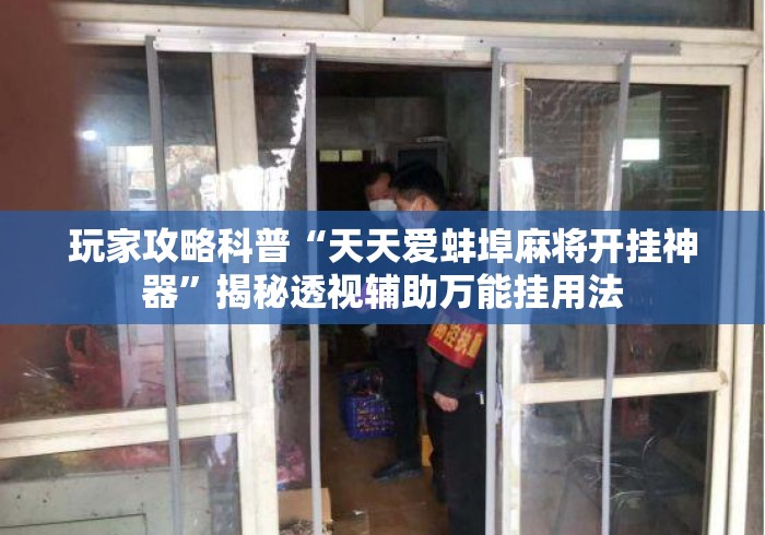 玩家攻略科普“天天爱蚌埠麻将开挂神器”揭秘透视辅助万能挂用法