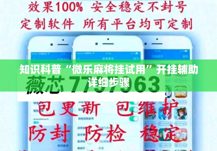 知识科普“微乐麻将挂试用”开挂辅助详细步骤