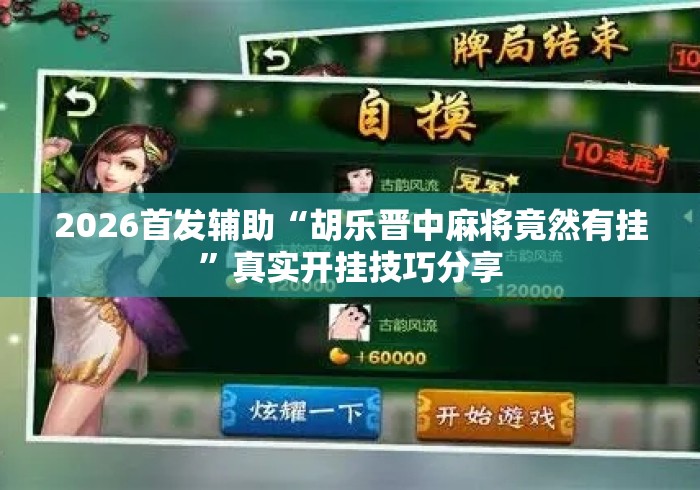 2026首发辅助“胡乐晋中麻将竟然有挂”真实开挂技巧分享