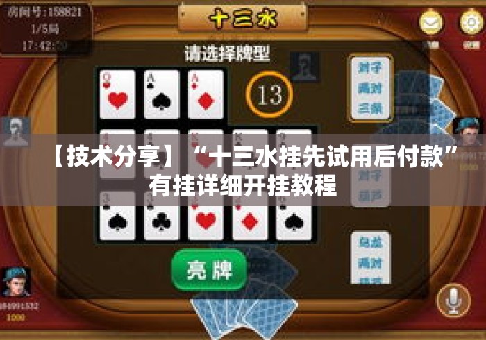 【技术分享】“十三水挂先试用后付款”有挂详细开挂教程