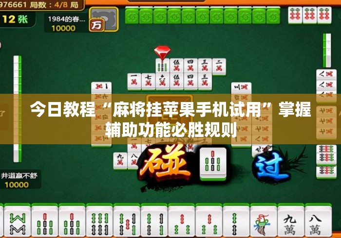今日教程“麻将挂苹果手机试用”掌握辅助功能必胜规则
