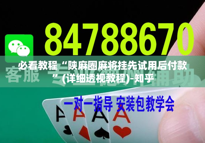 必看教程“陕麻圈麻将挂先试用后付款”(详细透视教程)-知乎