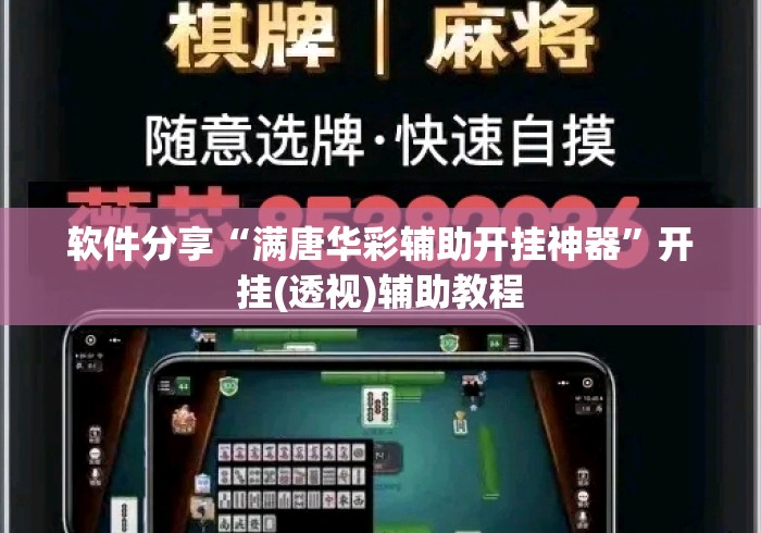 软件分享“满唐华彩辅助开挂神器”开挂(透视)辅助教程