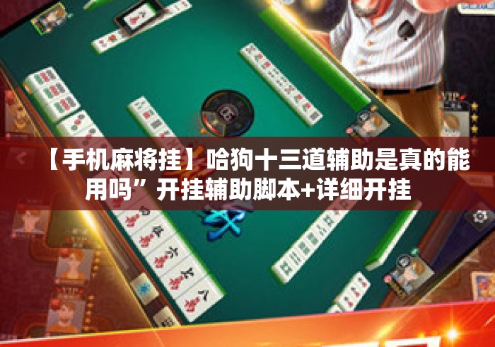 【手机麻将挂】哈狗十三道辅助是真的能用吗”开挂辅助脚本+详细开挂