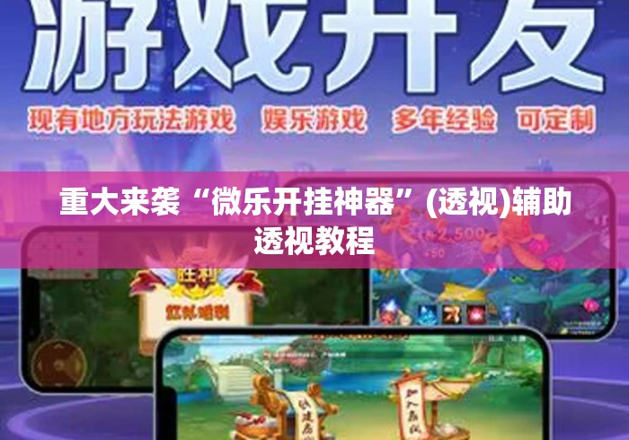 重大来袭“微乐开挂神器”(透视)辅助透视教程