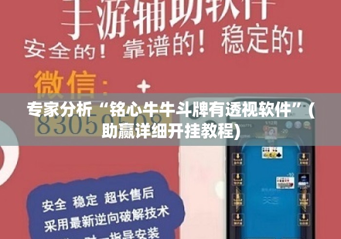 专家分析“铭心牛牛斗牌有透视软件”(助赢详细开挂教程)
